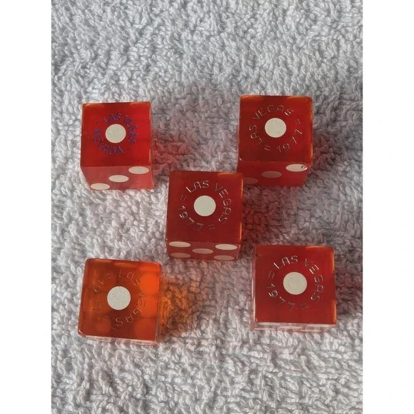 🎲 Vintage Silver City Casino 1977 Dice Lot Of 5 🎲 Rare - Picture 3 of 16